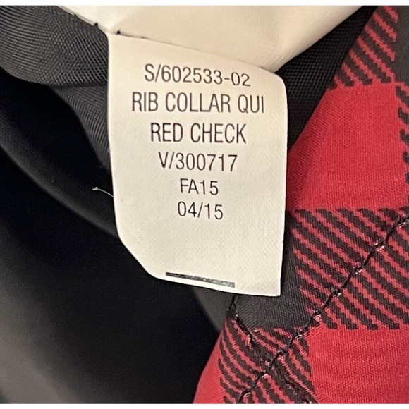 Old Navy Ribbed Collar Quilted Buffalo Plaid Zip Up Vest Womens Size Medium - Picture 4 of 11